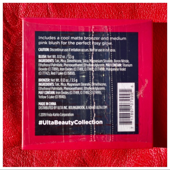 NIB ULTA 2Pc “Frida Kahlo Blush & Bronzer” & Jasmine LeBelle Body Shimmer - Picture 12 of 16